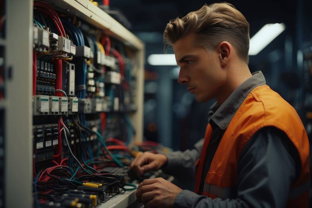 Électricité bâtiment commercial à Vienne